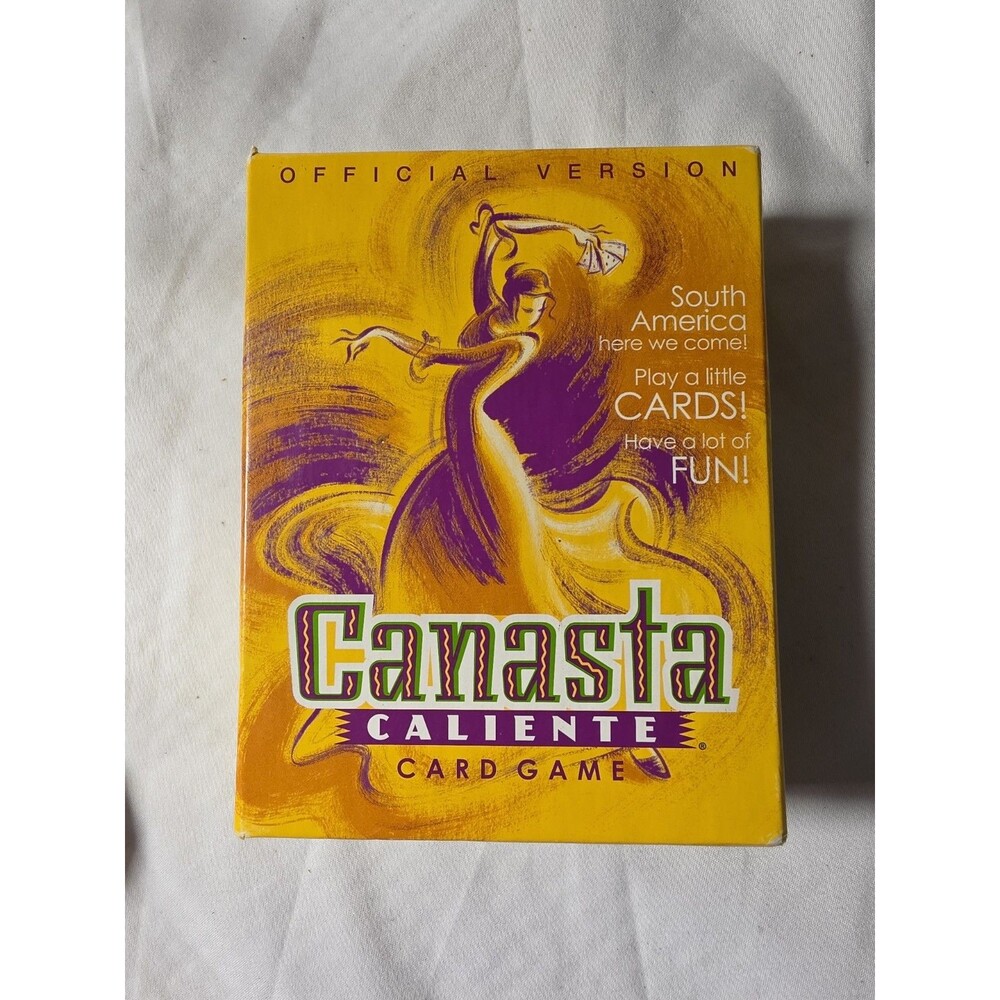 Canasta Caliente Card Game Official Version 2001 Hasbro COMPLETE